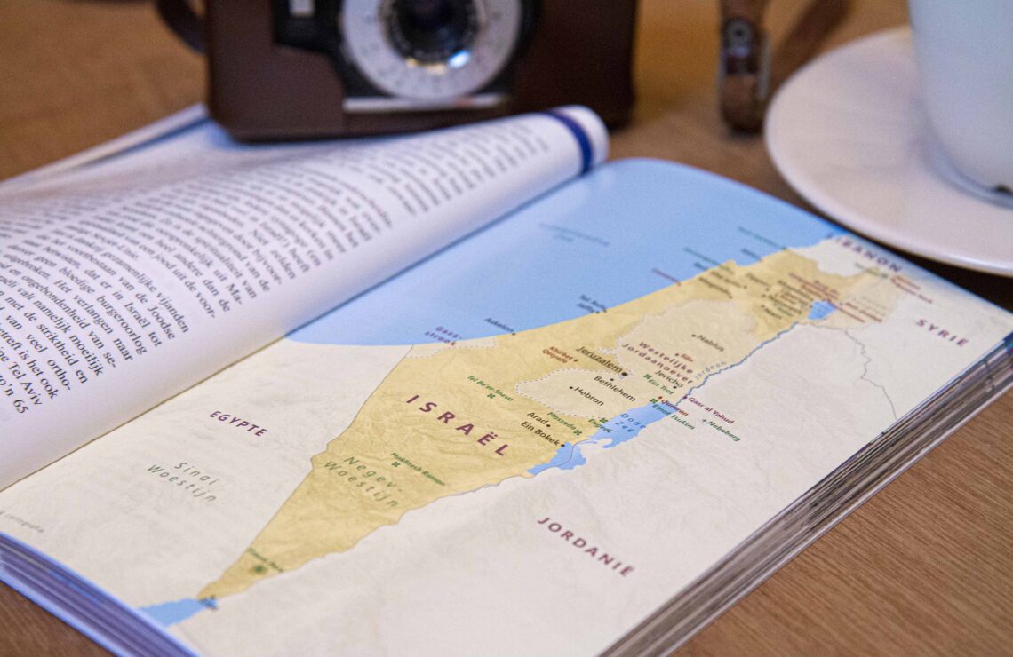 De Banier Landenkaart Israel - klein