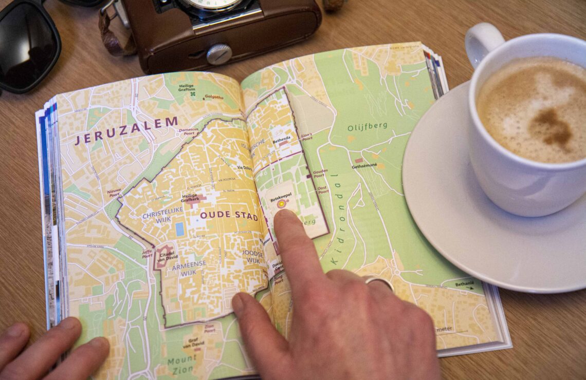 De Banier Jerusalem stadskaart - klein