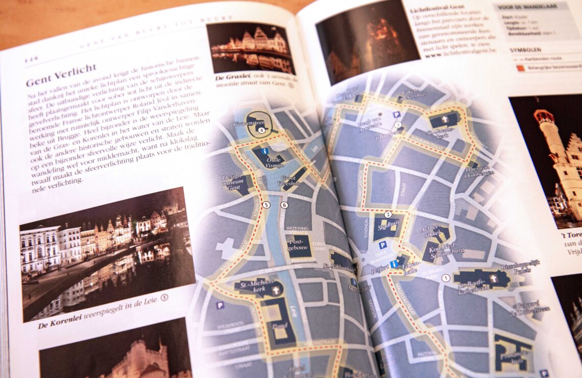 EMK cartografie Gent nachtwandelkaart