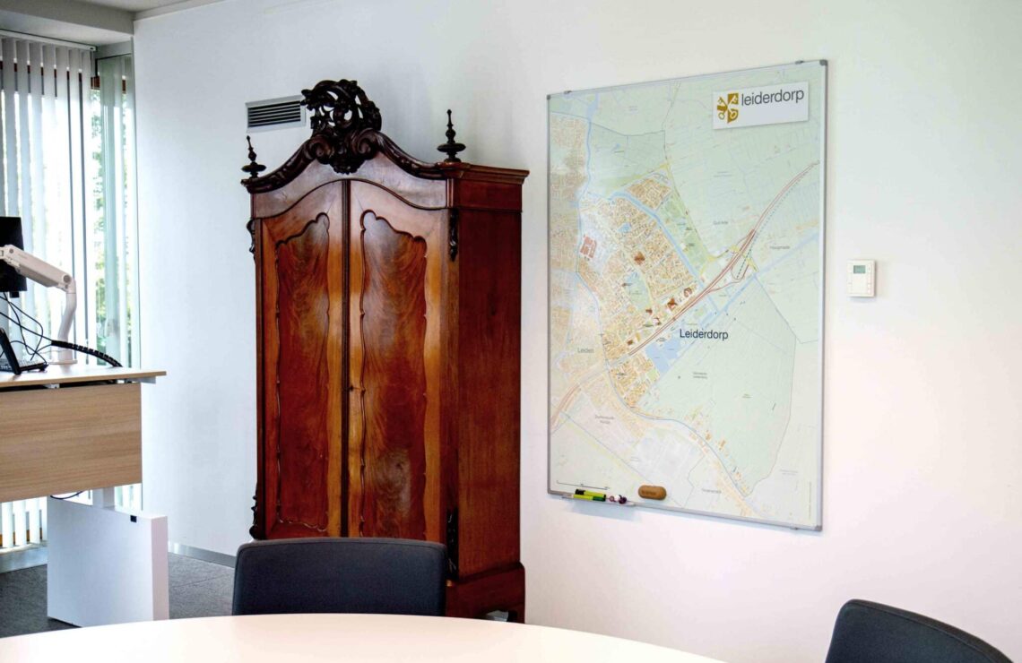 Wandkaart Gemeente Leiderdorp_1_klein