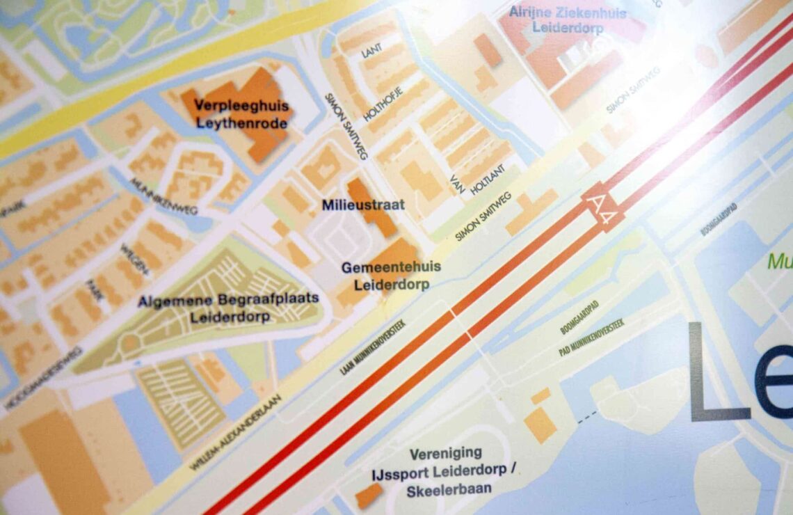 Wandkaart Gemeente Leiderdorp_2_klein